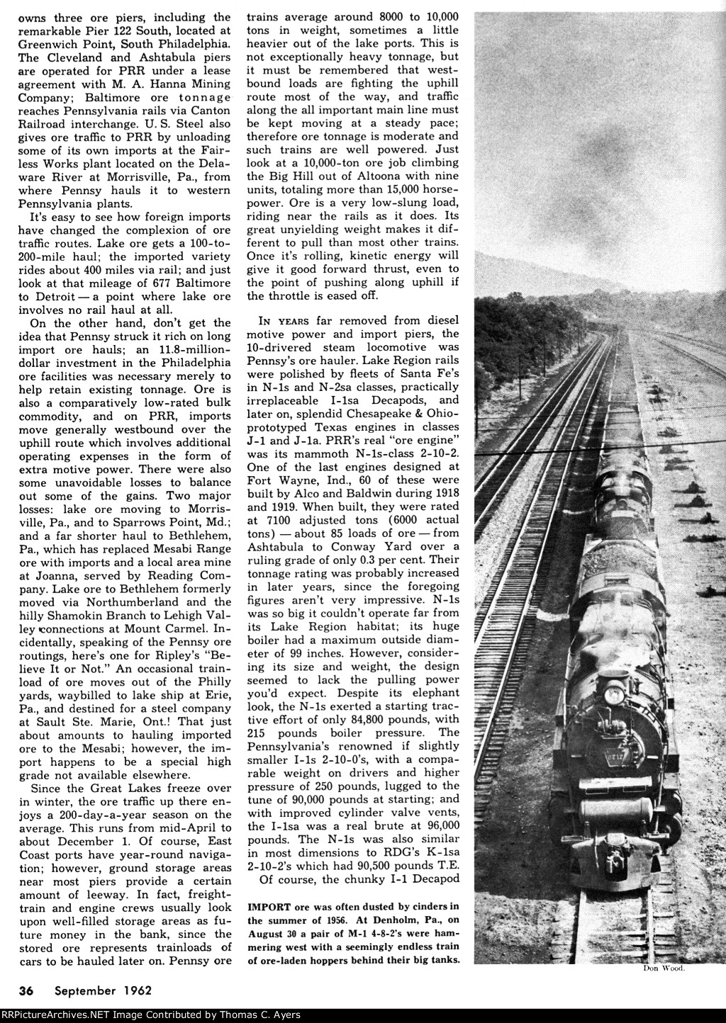 "No. 2 Ore Hauler," Page 36, 1962